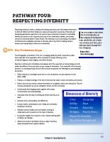 Pathway Four – Respecting Diversity
