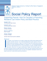 Supporting Parents: How Six Decades of Parenting Research Can Inform Policy and Best Practice