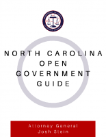 NC Open Government Guide 2019