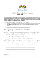 Conflict of Interest COI Disclosure Statement