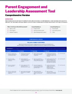Parent Engagement and Leadership Assessment Guide and Toolkit Smart